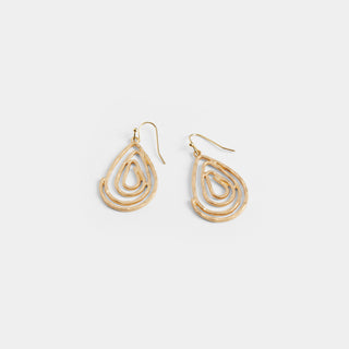 Whispers Swirl Teardrop Earrings