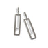 Framed Chain Dangle Earrings