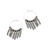 Chain Curtain Hoop Earrings