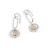 Oval Link Dangle Earrings