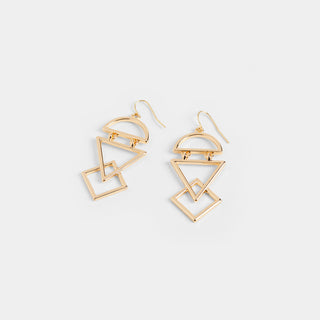 Layered Geometric Earrings