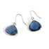 Dew Drop Earrings - Montanta Blue/Silver