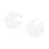 Holiday Enamel Earrings - Irridescent Snowflake