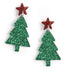 Holiday Acrylic Earrings - Christmas Tree