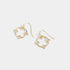 Pointed Circle Earrings