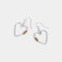 Open Heart Wire Wrap Earrings