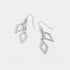 Double Diamond Chain Drop Earrings