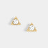 Triangle Stone Stud Earrings