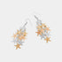 Starfish Chandelier Earrings - Mixed Metal