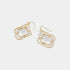 Quatrefoil Dangle Earrings - Gold