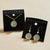 Plated Turquoise Earring - Gold