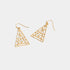 Geometric Triange Drop Earring