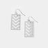 Chevron Drop Earring
