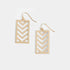 Chevron Drop Earring