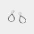 Mixed Metal Teardrop Earring
