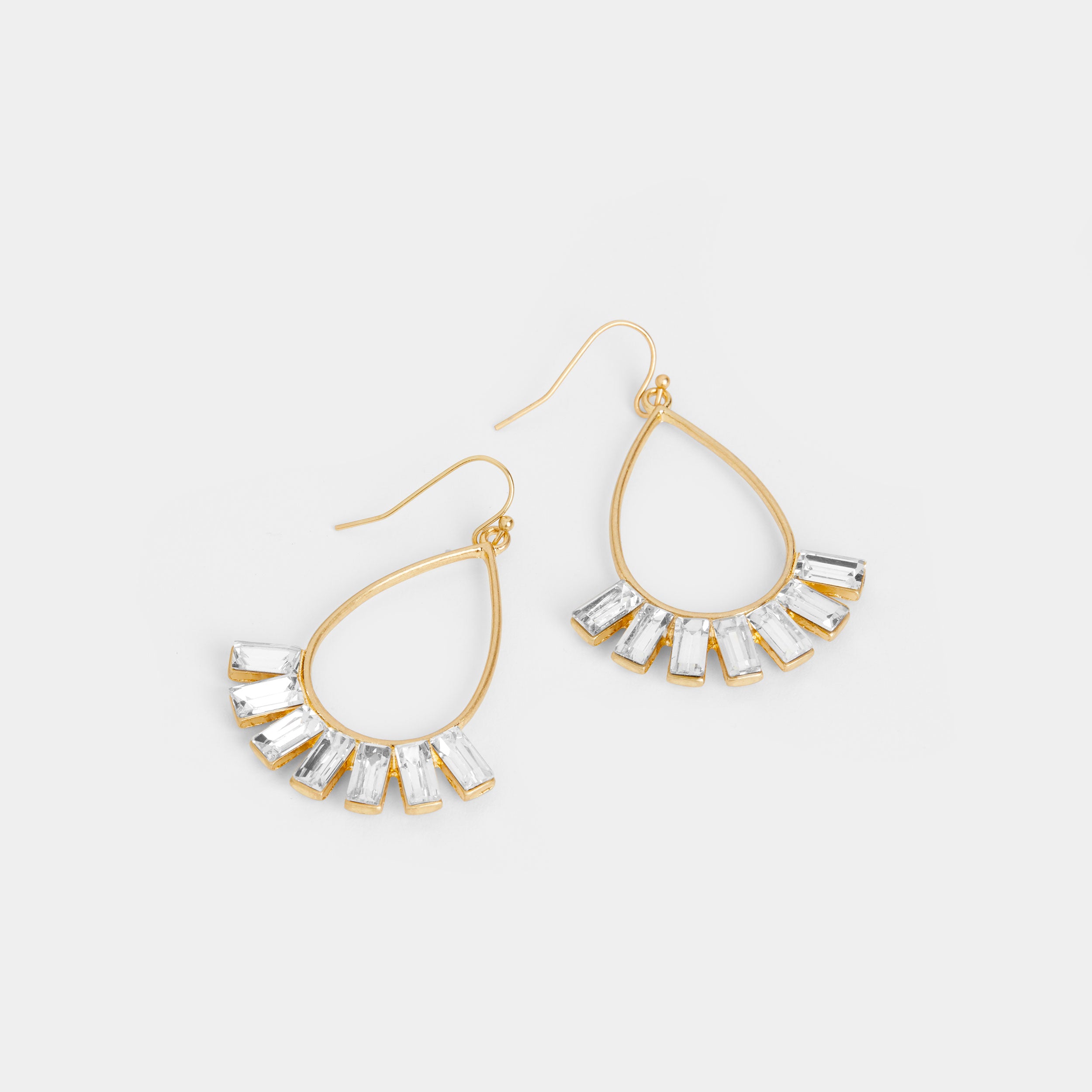 madewell succulent earrings Whispers Bejeweled Teardrop Dangles