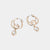 Whispers Bubbly Bead Dangle Hoop - Gold