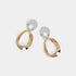 Whispers Hammered Hoop Twist