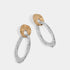 Whispers Hammered Drop Oval