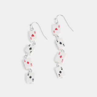 Whispers Play My Ace Earrings - Multi