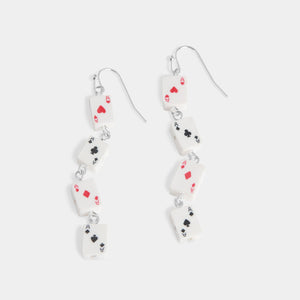 Whispers Play My Ace Earrings - Multi