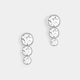 Whispers Dazzling Studs - Silver