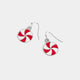 Whispers Peppermint Swirl Dangle - Red/White