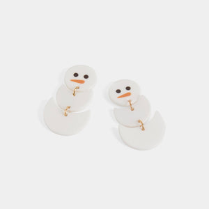 Whispers 3-Piece Snowman - White