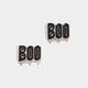 Whispers Boo Studs - Black