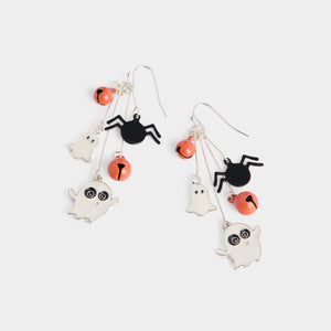 Whispers Dangling Ghost Friends - White/Orange
