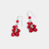Whispers Shimmering Bead Dangle Earrings