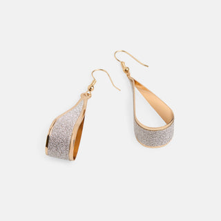 Whispers Sparkle Teardrop Dangle Earring - Gold