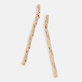 Whispers Twist Bar Dangle - Gold