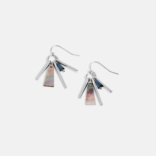 Whispers Abalone Spike Dangle - Silver