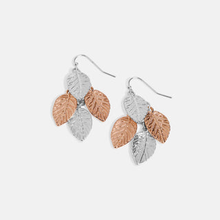 Whispers Falling Leaves Dangle - Mixed Metal