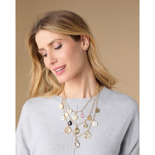 Whispers Pearl Burst Stud - Gold