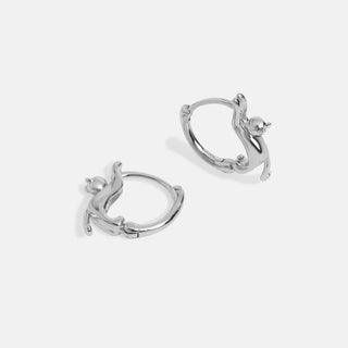 Whispers Cat Stretch Huggie - Silver