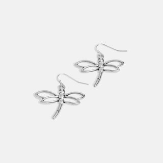 Whispers Enchanted Dragonfly Dangle - Silver