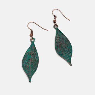 Whispers Sedona Leaf Dangle - Bronze