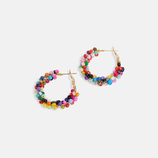 Whispers Colorburst Bead Hoop - Multi