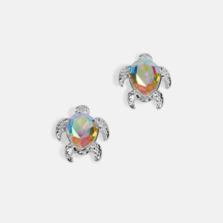 Whispers Iridescent Turtle Stud - Iridescent