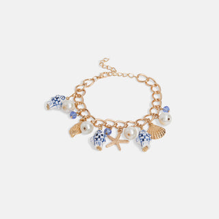 Whispers Coastal Charm Bracelet - Gold