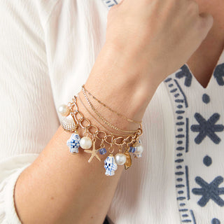 Whispers Coastal Charm Bracelet - Gold