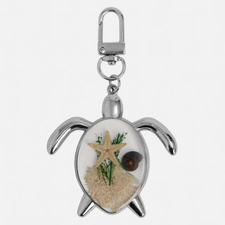 Whispers Sea Turtle Keychain - White