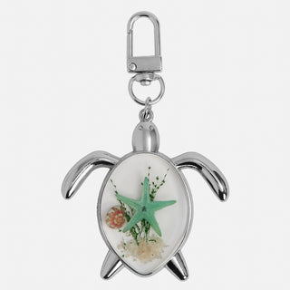Whispers Sea Turtle Keychain - Aqua