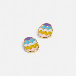 Whispers Painted Egg Stud - Multi