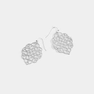 Whispers Serendipity Dangle Earrings - Silver