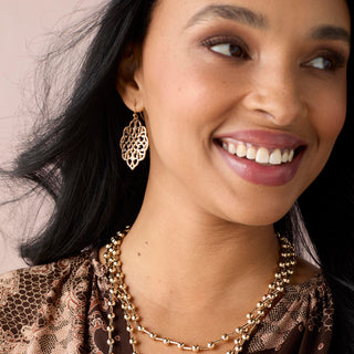 Whispers Serendipity Dangle Earrings - Silver