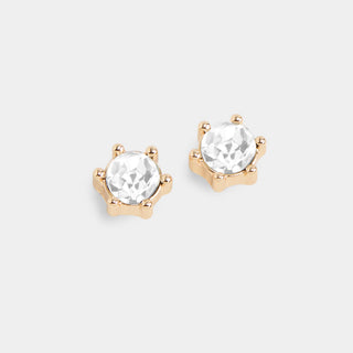Whispers Glitz Stud Earrings - Gold
