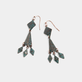 Whispers Sedona Illusion Dangle Earrings - Bronze